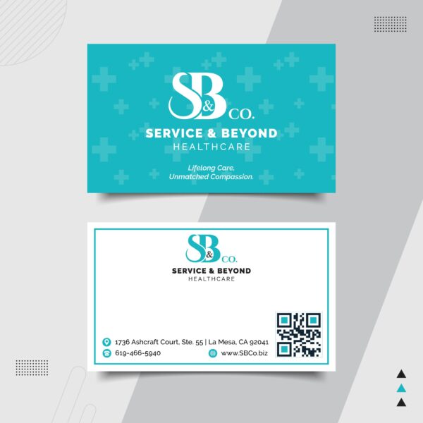 Blank Facility Business Cards