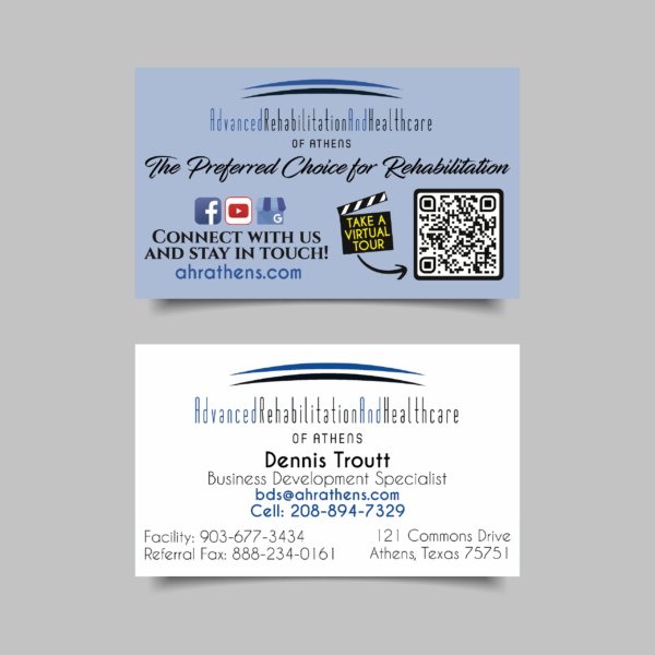 Employee Business Card, 2-sided, full color